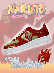 Four-Tails Son Goku Custom Sneakers