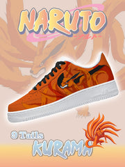 Nine-Tails Kurama Custom Sneakers