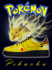 No.0025 Pikachu Custom Sneakers