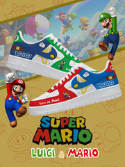 Mario and Luigi V.1 Custom Sneakers