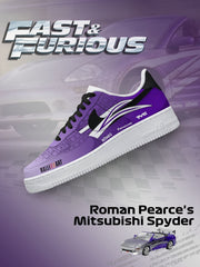 Roman Pearce's Spyder Custom Sneakers