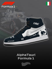 A Tauri F.1 V.1 Custom High-Top Sneakers