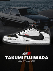 Takumi Fujiwara's AE86 V.1 Custom TS Low Sneakers