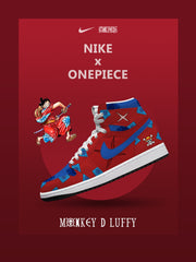 Monkey D. Luffy V.5 Custom High-Top Sneakers
