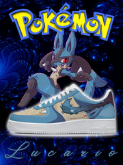No.0448 Lucario Style 1 Custom Sneakers