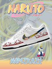 Minato Namikaze V.2 Custom Court-Low Sneakers
