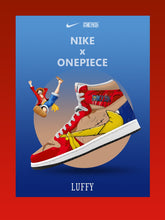 Monkey D. Luffy V.7 Custom TS High Sneakers
