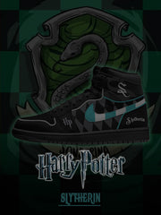 Hogwarts Slytherin House V.3 Custom High-Top Sneakers