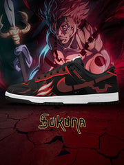 Ryomen Sukuna True Form V.1 Custom Court-Low Sneakers