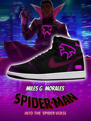 Miles G Morales V.1 Custom High-Top Sneakers