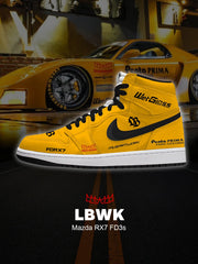 RX7 FD3s V.1 Custom High-Top Sneakers