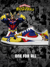 All Might V.1 Custom TS Low Sneakers