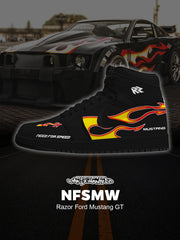 Razor Mustang GT V.1 Custom High-Top Sneakers