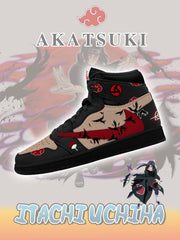 Akatsuki Itachi Uchiha V.6 Custom TS High Sneakers