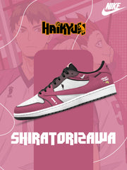 Shiratorizawa Academy V.1 Custom TS Low Sneakers