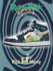 R and M V.2 Custom High-Top Sneakers