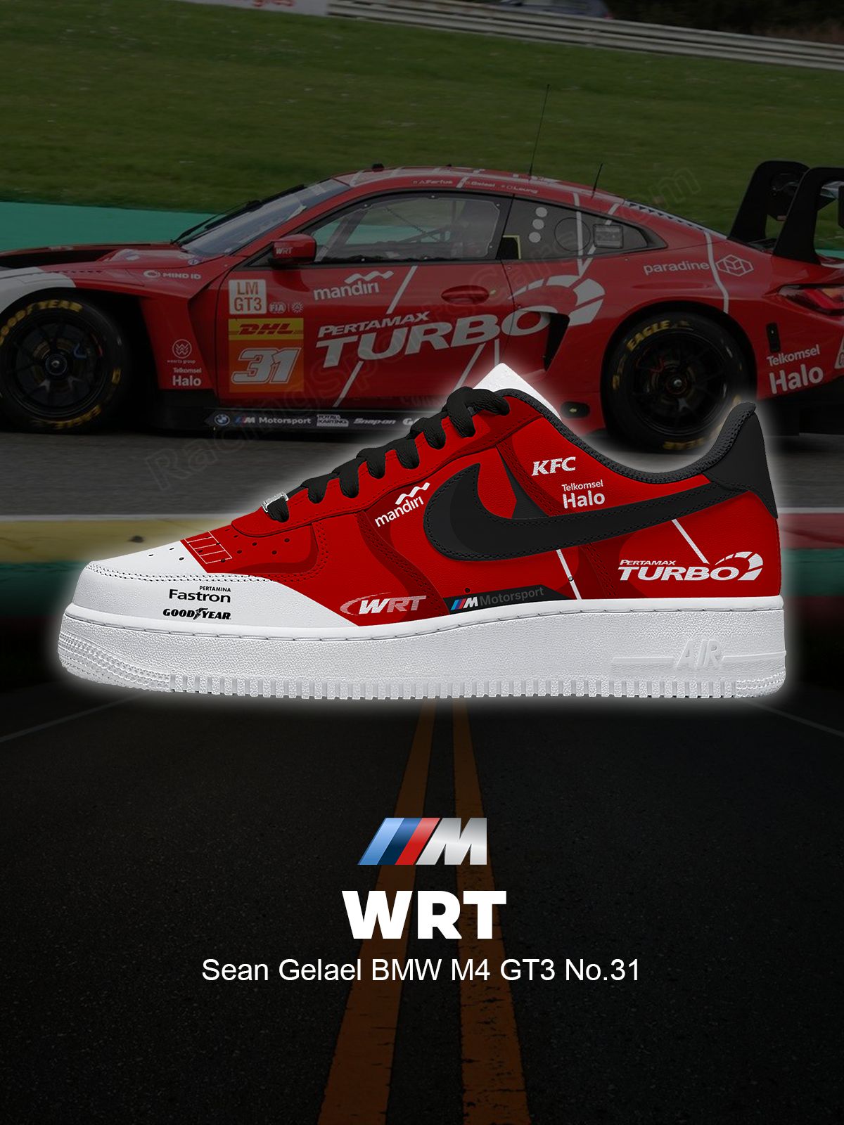 WRT M4 GT3 No 31 Custom Sneakers