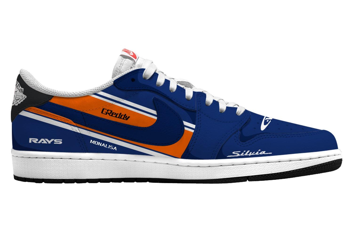 Han Lue's Mona Lisa V.1 Custom TS Low Sneakers