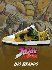 Dio Brando V.2 Custom Court-Low Sneakers